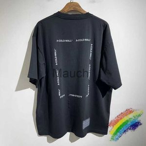 T-shirts pour hommes ACOLDWALL TShirt Hommes Femmes 11 B Qualité Surdimensionné A COLD WALL Patch Tag ACW Tee À Manches Courtes J230625