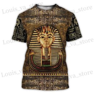 T-shirts masculins T-shirts Égypte anciens Symbole égyptien Pharaon 3d imprime