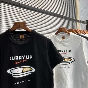 T-shirts pour hommes B Qualité 2022ss Human Made Fashion T-shirt Hommes 1 1 Human Made Femmes Curry Rice Shirts Harajuku Tee Mens Cloing G230301