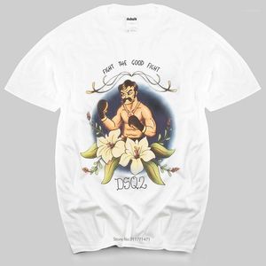 T-shirts hommes noir hommes chemise taille européenne homme col rond t-shirt Dsquare boxeurs personnalisés illustrations de imprimé294b