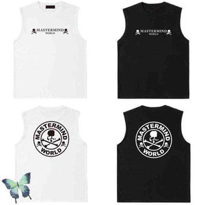 Camisetas de hombre Negro Blanco Gris Hombres Camiseta sin mangas Mastermind MMJ Tamaño asiático Camiseta T220909