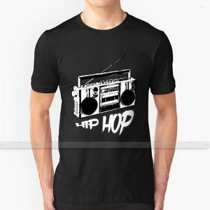 T-shirts pour hommes Boombox Hip Hop Rap Urbain Graffiti Breakdance Dj 90S Stéréo Rétro Conception Personnalisée Impression Pour Hommes Femmes Coton Cool Tee T-Shirt