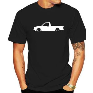 Camisetas de hombre Caddy Mk1 Pickup Esquema silueta 100% algodón Camiseta con cuello redondo 230422