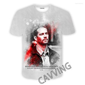 Camisetas de hombre CAVVING 3D impreso Walker Casual camisetas Hip Hop Harajuku estilos Tops ropa para hombres/mujeres H03