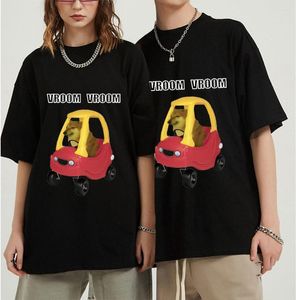 T-shirts pour hommes Cheems Car Cool Shirt Hommes Femmes Mode Streetwear Harajuku T-shirt Graphic Summer Casual Tshirt Hip Hop Top Tees Unisex