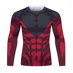 Camisetas para hombres Cody Lundin Hombres MMA Compresión muscular Camisetas ajustadas Secado rápido Bjj Rash Guard Tee Boxer Fighting Competencia Ropa para