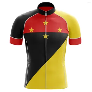 T-shirts pour hommes Maillot de cyclisme 2023 Vêtements de vélo en plein air Chemise de vélo de route à manches courtes Vêtements d'équitation élégants