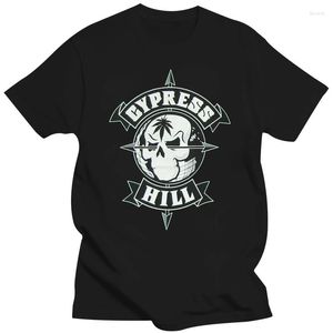 T-shirts pour hommes Cypress Hill Classic Skull Globe Logo Green Shirt Merch Custom Printed Tee