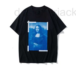 Camisetas para hombre Diseñador de moda de calidad superior s Mona Lisa Camiseta con estampado de mujer Verano de lujo Camiseta Casual Streetwear Camisa s