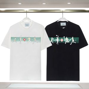 T-shirts pour hommes designer tennis sport lettre logo imprimé t-shirt coton à manches courtes hauts t-shirts