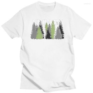 T-shirts pour hommes Design Shirt Lettres en coton Hommes Bushcraft Wilderness Nature Survival Army Green Clothes Hiphop