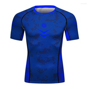 T-shirts pour hommes Impression numérique Sublimated Sports Running Custom Private Label Design Graphic Short Shirt Ou