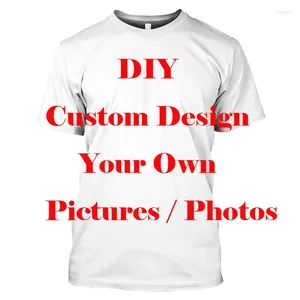 Camisetas para hombre Diseño personalizado Diy Estilo propio Poliéster Impresión 3D Camisetas para hombres Hip Hop Camiseta para mujeres Ropa unisex Tops Proveedores para Drop