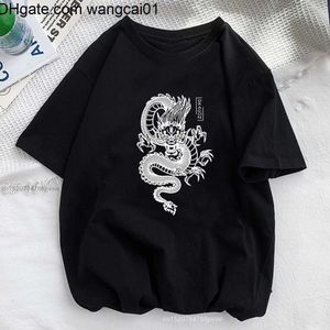 T-shirts pour hommes Dragon Imprimer Femmes Tshirt Polyester Casual Funny t shirt Gift For Lady Yong Girl Top Tee 4103