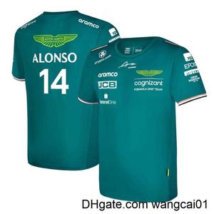 Camisetas de hombre Bolsos de noche 2023 Aston Martin F1 Camisetas de impresión 3d Hombres Mujeres Deporte Moda O-cuello Camisetas Niños Camiseta Tops Fórmula 1 Racing 4113