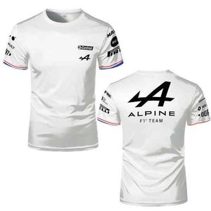 Camisetas para hombres F1 Alpine T Shirts Fórmula Uno Alonso Team Racing Car 3D Impresión Streetwear Hombres Mujeres Moda O-cuello Niños Tees Tops Jersey Camiseta Js212y