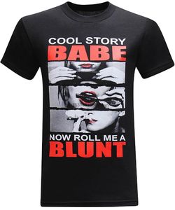Heren T-shirts Mode-shirt Cool Story Babe Now Roll Me Funny