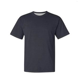 T-shirts pour hommes à la mode printemps/été décontracté à manches courtes col rond dégradé chemise coton entraînement Scoop t-shirt vêtements d'exercice