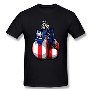 T-shirts pour hommes Combattant pour Porto Rico Boxing Fighter Punch Tshirt Homme T-shirt Femme