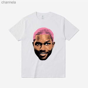 Camisetas de hombre Frank Vintage camiseta rubia Hip Hop música pop cantante R B algodón hombres camiseta nueva camiseta mujer Tops Unisex