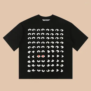 T-shirts pour hommes Frog Drift House of Errors Streetwear Mode Hip Hop Imprimé Graphiques Vintage Lâche Surdimensionné Tee Tops Chemise Pour Hommes