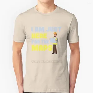T-shirts pour hommes drôles je suis juste ici pour les cartes ingénieurs cadeau imprimé hommes chemise été style hip hop décontracté femmes enfants
