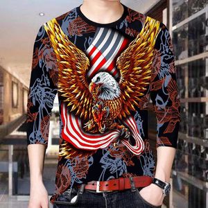 Camisetas de hombre de manga larga auténtica con estampado de sangre en 3d, camisa holgada informal de fondo grande, ropa de sitio de construcción Aut