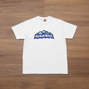 Camisetas para hombre, buena calidad, montaña nevada, camisa de moda hecha por humanos, 1 1, Camiseta de algodón hecha por humanos para mujeres, ropa Kawaii