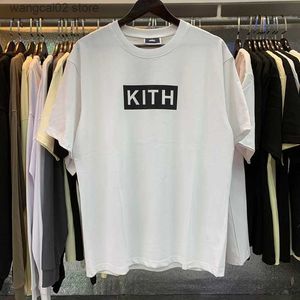 T-shirts pour hommes Bonne qualité Blanc Noir KITH Box Mode T-shirt Hommes 1 1 Kith Vintage T-shirt Streetwear Tees Vêtements pour hommes T230621