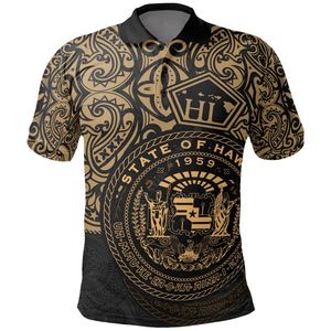 Camisetas para hombre Hawaii Shirt Seal Pride Style 3D Impreso Hombres para mujeres Manga corta Summer Gold T-shirtMen's Men'sMen's