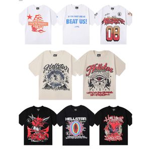 T-shirts masculins Hellstar Shirt Mens Designer T-shirts Vax Mens Tshirt Hellstar Lettre imprimé NOUVEAU MEN
