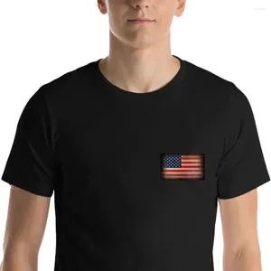 Camisetas para hombre HX, camisetas a la moda, pegatinas con estampado de bandera americana, camisetas de algodón para adultos y adolescentes, ropa de manga corta para hombres y mujeres, S-7XL