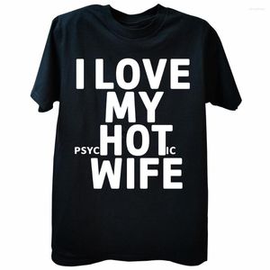 T-shirts pour hommes J'aime ma femme Funny Joke Gift Nouveauté T-shirts Hommes T-shirts Loose Good Quality Graphic Casual