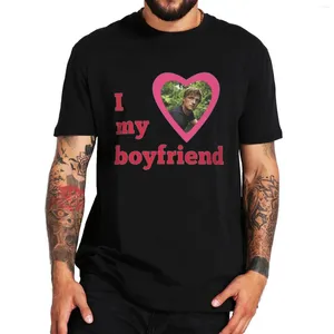 T-shirts homme J'aime Peeta Mellark Chemise Adolescent Série TV Fans Cadeau T-shirt Hauts Coton Unisexe O-cou T-shirts D'été Taille UE