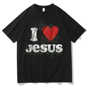 T-shirts masculins I Love Playboi Carti Print T-shirt I Love Jesus T-shirt Men Femmes Hip Hop Tshirt Men's Black Tee Mens Rappen Tupac Tee TOE TEE T230103