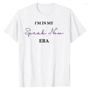 T-shirts pour hommes Je suis dans mon ère Speak-Now T.S. TS Speak T-Shirt drôle chant graphique T-Shirt haut lettres imprimé vêtements musique Concert tenue