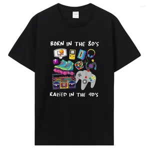 Camisetas para hombre de los 80, camiseta con relieve de los 90, camisetas gráficas de estilo Retro de los 80 y 90, traje Vintage para amantes de los pasatiempos, ropa de fiesta fresca