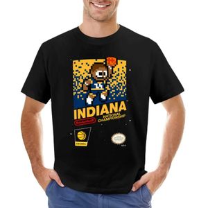 T-shirts masculins Indiana Walker (Cart de jeu vidéo de 8 places) T-shirt Hippie Costume Boy White Pure Black T-shirt Manl2403