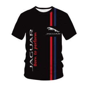 Camisetas para hombres Jaguar Tshirts Racing Car 3D Imprimir Streetwear Hombres Mujeres Deportes Moda de gran tamaño One T Shirt Niños Tees Tops Cloes Z0328