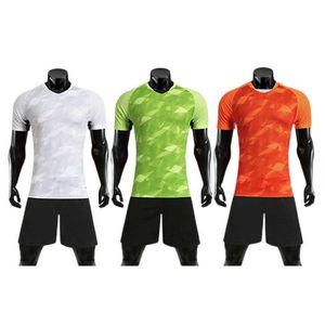 T-shirts pour hommes Enfants Kits adultes Gym Jogging Manches courtes Qui Dry Hommes Enfants Futebol Formation Costume Sportswear Z0328