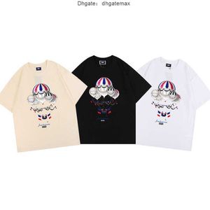 T-shirts pour hommes Kith nouvel été version coréenne lâche ins mode T-shirt à manches courtes haute rue ballon à air chaud hommes et femmes amoureux top