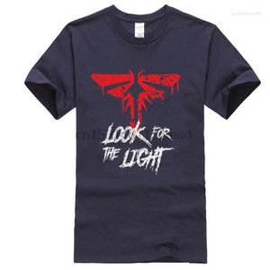 Camisetas para hombre Look For The Light Fireflies Symbol Ellie Last Of Us Camiseta inspirada en el juego