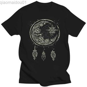 Camisetas para hombre Lost Gods Moon Dream Catcher Camiseta gráfica para hombre Homme Camiseta personalizada L230713