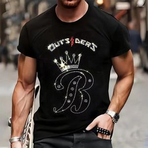 T-shirts pour hommes T-shirts de qualité de luxe de luxe