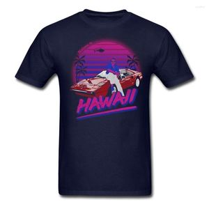 Camisetas para hombres Man Fitness Streetwear Compras en línea con Bienvenido a Hawaii Venta de venta Impresión Cotton Sorth