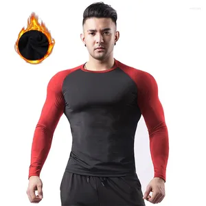 Camisetas para Hombre Hombre Invierno Cálido Camisa Forrada De Lana Fina O Cuello Básico Jersey Sudadera Ropa Interior Térmica Tops Capa Base Camiseta Ropa