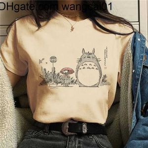 T-shirts pour hommes Manga Anime 90s Totoro Harajuku Ullzang T-shirt Femme T-shirt Miyazaki Hayao Spirited Away Tshirt Top Tees Fa 4103