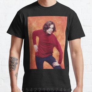 T-shirts pour hommes Matthew Gray Gubler T-shirt imprimé à la mode en pur coton col rond à manches courtes taille européenne XS-5XL Tee