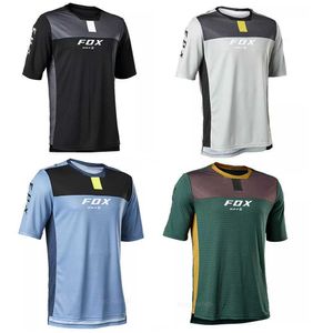 T-shirts pour hommes Maillots de descente pour hommes BAT Fox VTT Chemises VTT Offroad DH Maillot de moto Motocross Sportwear