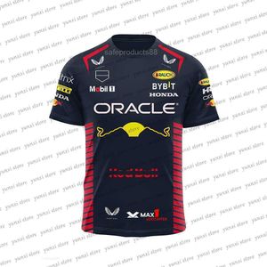 T-shirts pour hommes T-shirt à manches courtes pour hommes Vêtements Sports extrêmes F1 Formule 1 Werstappen et Tchèque 2024 Nouveau